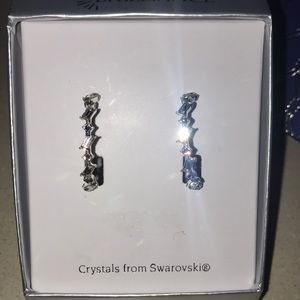 Brilliance Swarovski Crystal hoop earrings